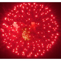 KB150-51 red peony to crackling flowers w/crackling pistil - FERTIG