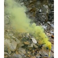 Rauchfackel mit Zündschnur  - Gelb 60 sec