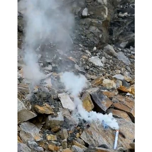 Rauchfackel mit Zündschnur  - Weiß 60 sec - Vorbestellung