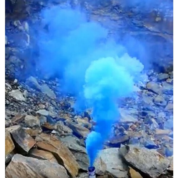 Rauchtopf Blau mit Zündschnur, 90 sec 5er Pack -Vorbestellung