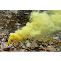 Rauchtopf Gelb mit Zündschnur, 90 sec, 5er Pack - Vorbestellung