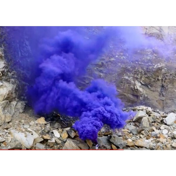 Rauchtopf Violett mit Zündschnur, 90 sec, 5er Pack - Vorbestellung