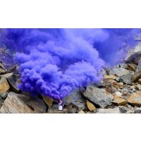 Rauchtopf Violett mit Zündschnur, 90 sec, 5er Pack