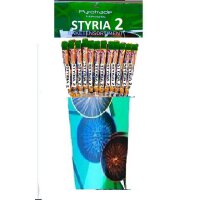 Styria 2 - 12x 20g Raketen breit aufgefächert...
