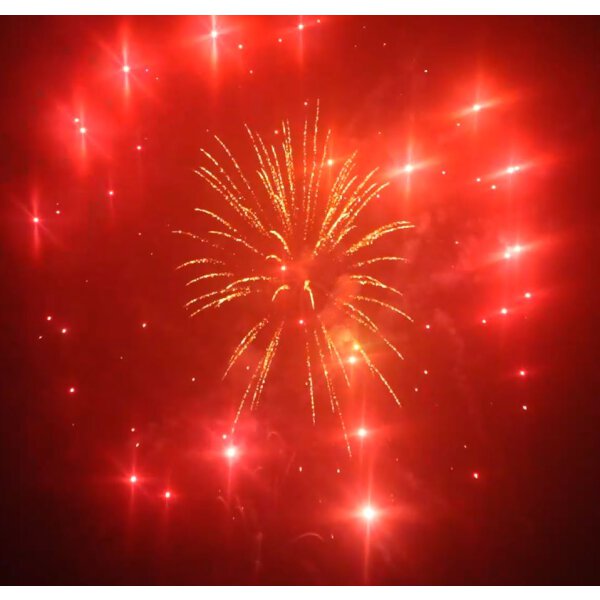 KB100-131 red strobe w/ brocade pistil w/ brocade tail - VORBESTELLUNG