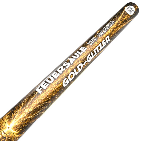 Feuers&auml;ule Gold-Glitzer  - VORBESTELLUNG
