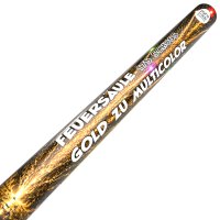 Feuers&auml;ule Gold zu Multicolor   - VORBESTELLUNG